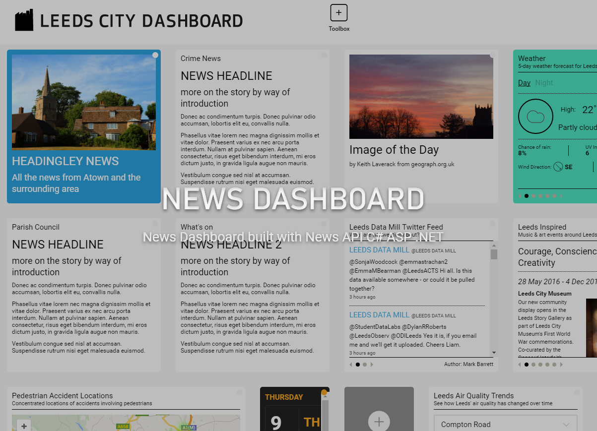 News Dasboard